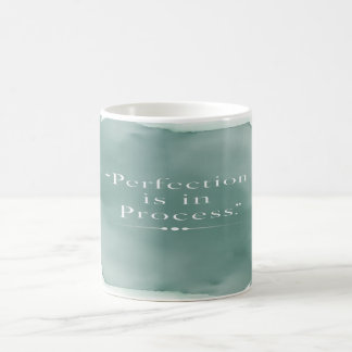 Perfektion ligger i processen kaffemugg