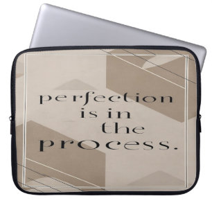 Perfektion ligger i processen laptop fodral