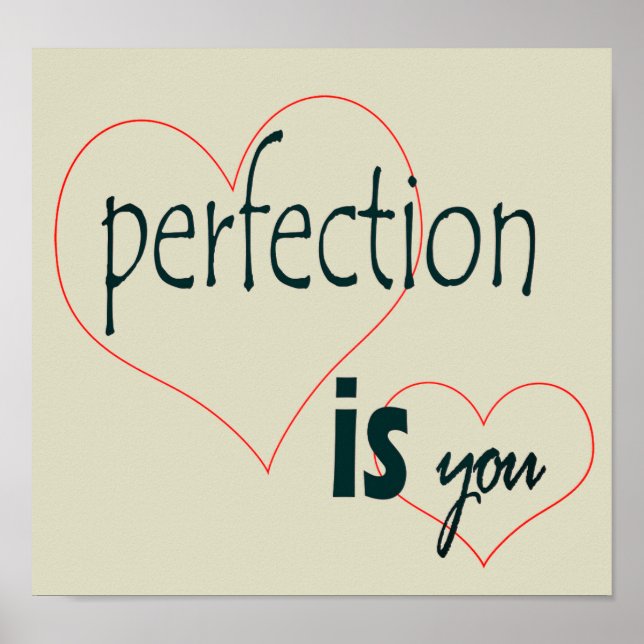 Perfektion poster (Framsidan)