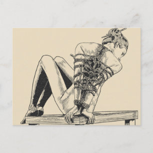Perfektion - shibari-rep vykort