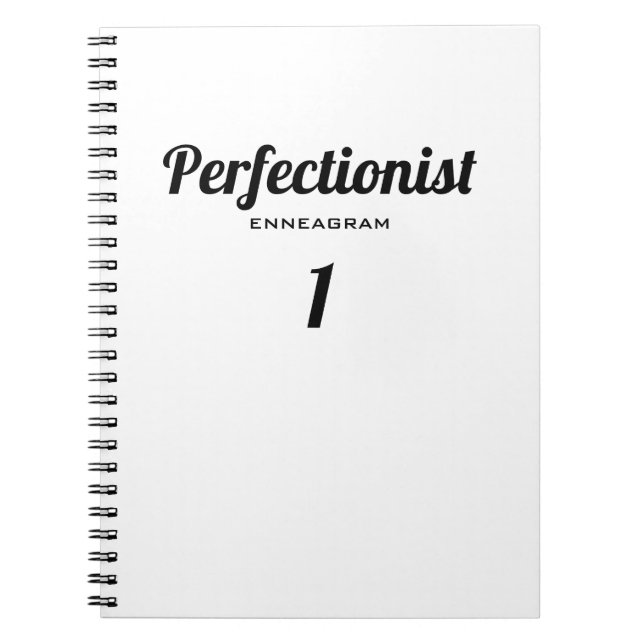 Perfektionist Enneagram 1 Journal bärbar dator Anteckningsbok (Framsidan)