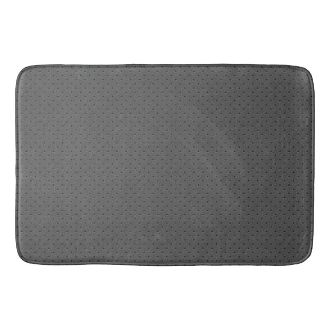 Perforerat grått läder digitalt tryck badrumsmatta (Framsidan)