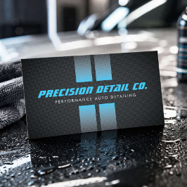Performance Auto Detailing Racing Stripes  Visitkort