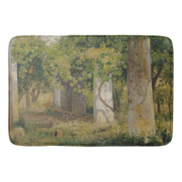 Pergola med druvor från Vin (vinodling i landskape Badrumsmatta