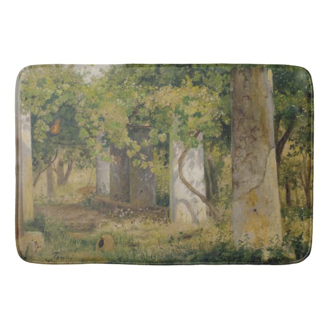 Pergola med druvor från Vin (vinodling i landskape Badrumsmatta (Framsidan)