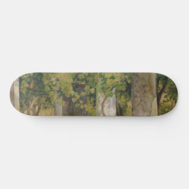 Pergola med druvor från Vin (vinodling i landskape Mini Skateboard Bräda 18,5 Cm