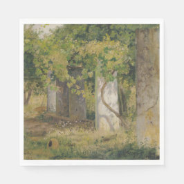 Pergola med druvor från Vin (vinodling i landskape Pappersservett