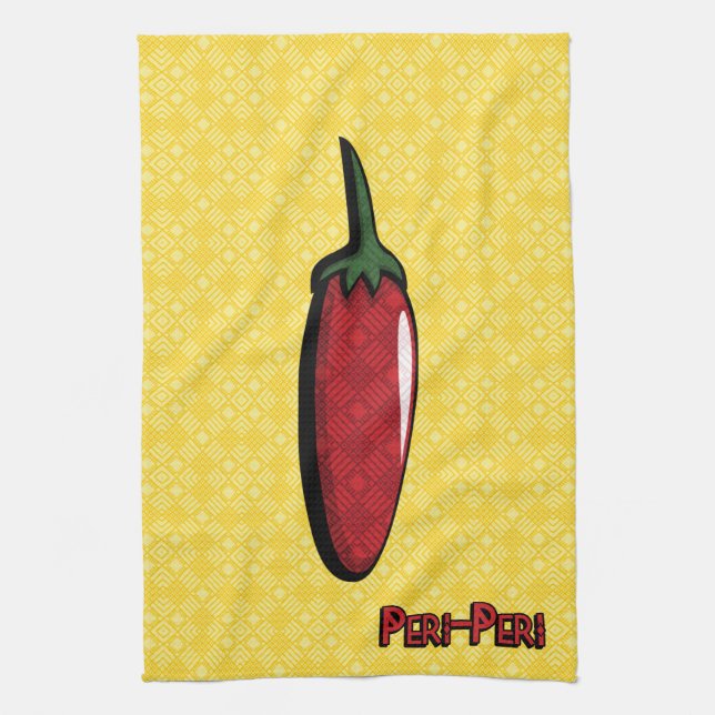 Peri Peri Chili Pepper Kitchen Towel Kökshandduk (Vertikal)