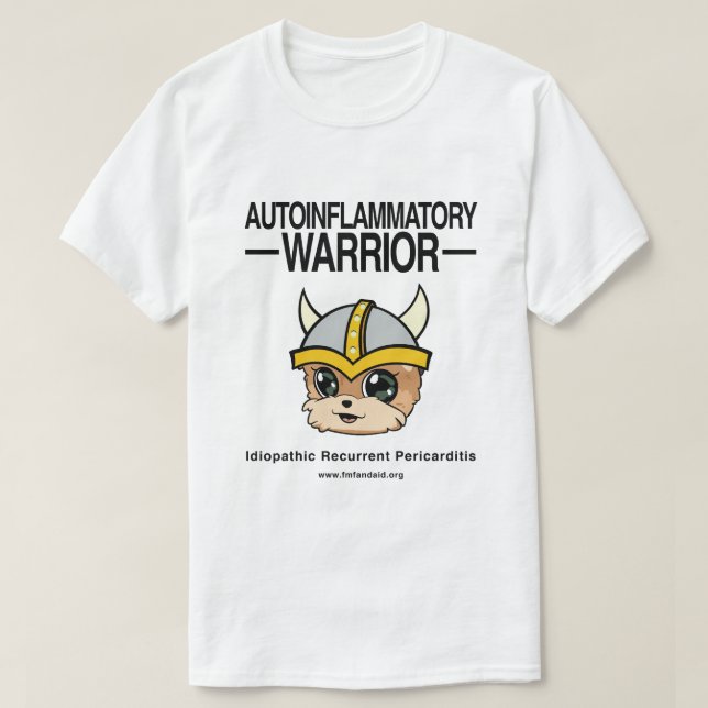 Pericarditis Warrior T Shirt (Design framsida)
