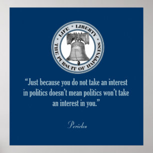 Pericles citationstecken poster