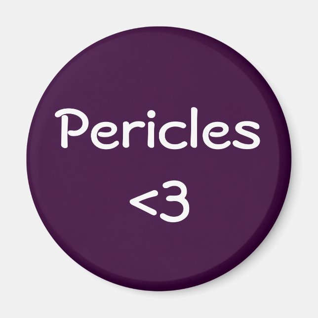 Pericles kärlek magnet (Framsidan)
