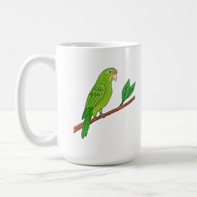 Perico verde del trópico kaffemugg (Vänster)