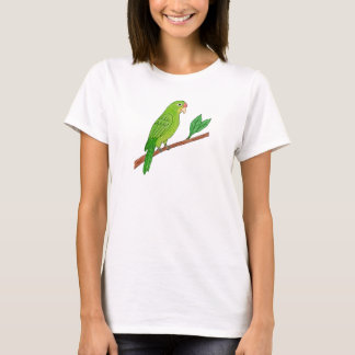 Perico verde del trópico t shirt