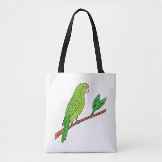 Perico verde del trópico tygkasse