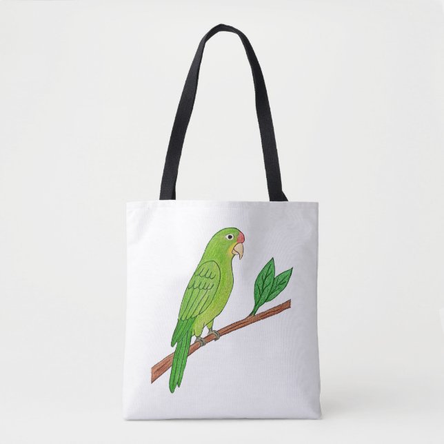 Perico verde del trópico tygkasse (Framsida)