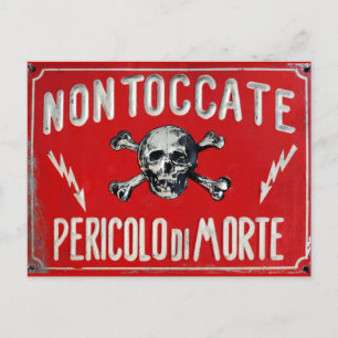 Pericolo di Morte Vykort