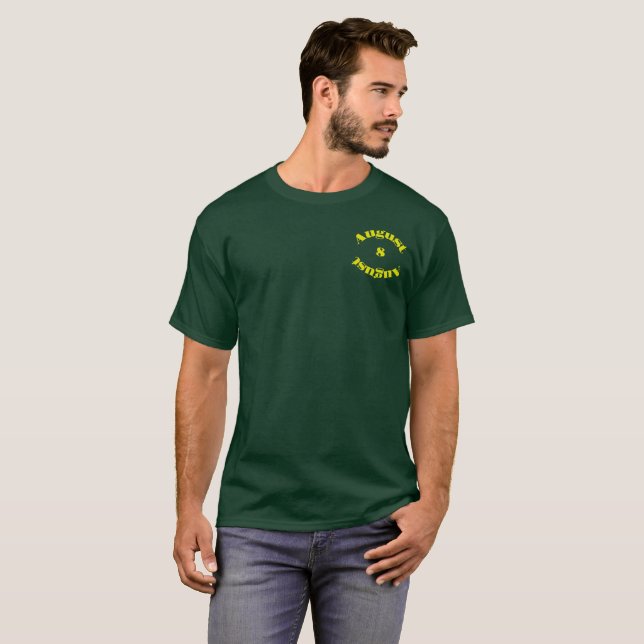 Peridot Birthstone - August T-Shirt (Hel framsida)