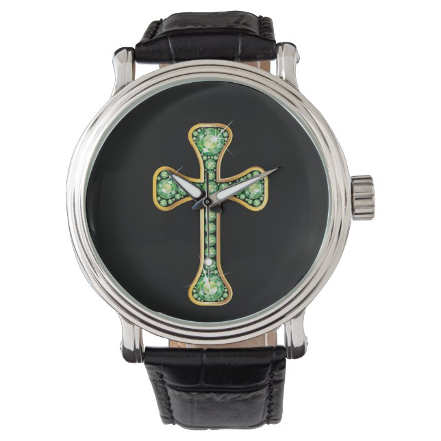 "Peridot" Christian Kor i Guld Watch Armbandsur (Framsida)