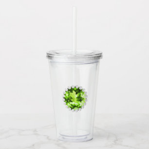 Peridot och pärlor take away mugg