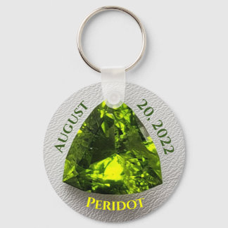 Peridot Tririg Nyckelring