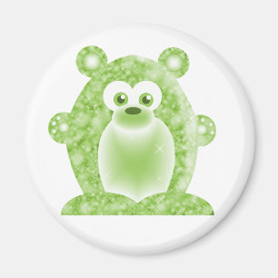 PeridotBirthstone björn Magnet