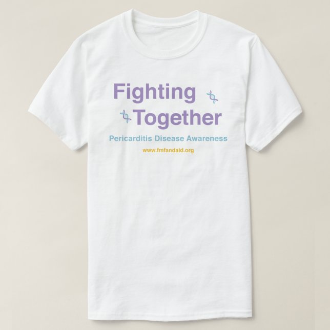 Perikardit Fighing Together T Shirt (Design framsida)