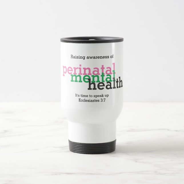PERINATAL PSYKISK HÄLSA Medvetenhet Anpassningsbar Resemugg (Center)