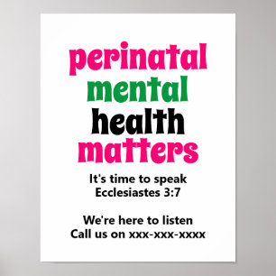 Perinatala psykiska hälsofrågor poster