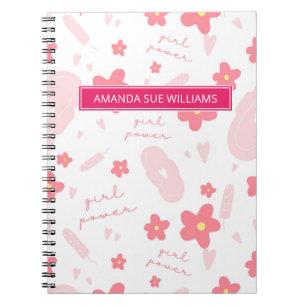Period/menstruationscykel - ditt namn /Monogram nr Anteckningsbok