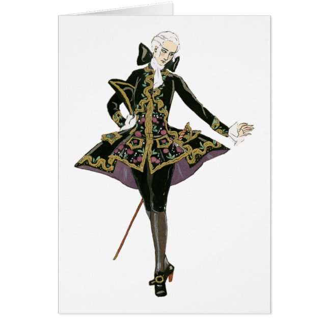 Periodgentleman Hälsningskort (Framsidan)