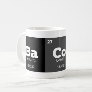 Periodic Bord Foodie Chemical Inslag Kaffemugg