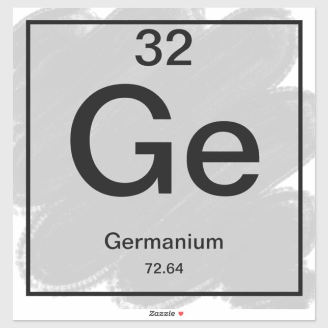Periodic Bord Sticker - Germanium Klistermärken (Ark)