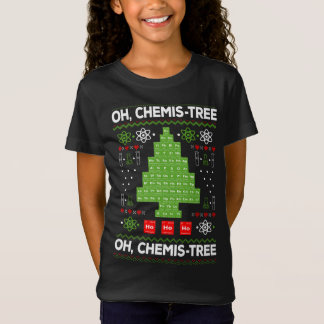 Periodic Bord Träd Oh Chemistree Roligt Chemistry  T Shirt