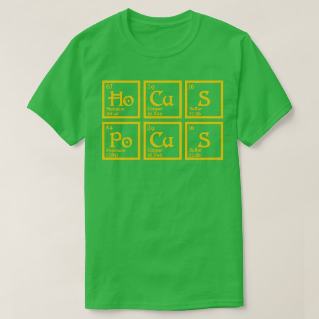 Periodic Hocus T Shirt (Design framsida)