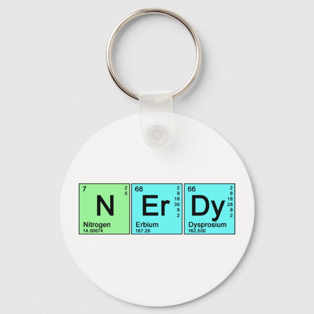 Periodic Nerd Nyckelring (Framsida)