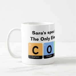 Periodic Table Scientists Coffee lover  Kaffemugg