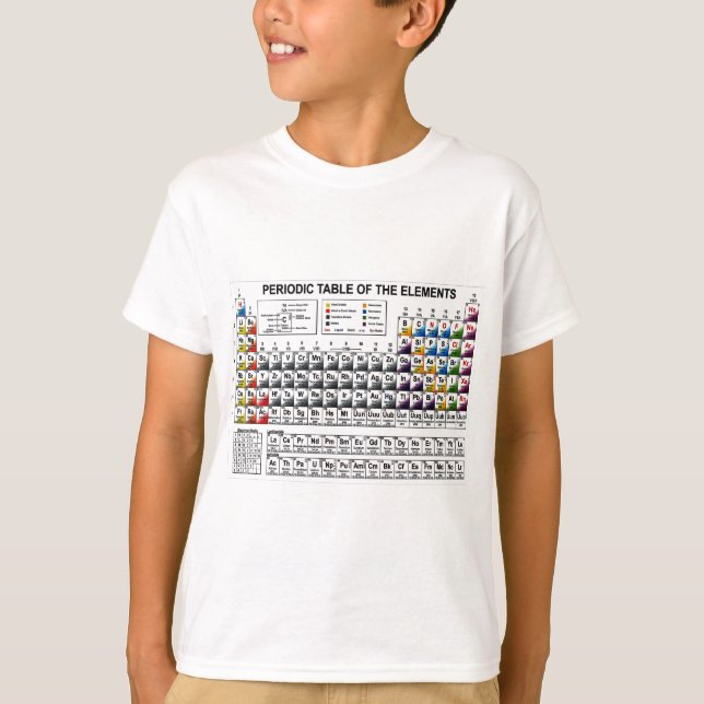 Periodic table t-shirt (Framsida)