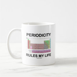 Periodicity Regler My Life (Periodic Bord Humor) Kaffemugg