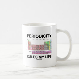 Periodicity Regler My Life (Periodic Bord Humor) Kaffemugg