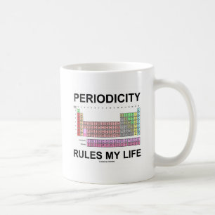 Periodicity Regler My Life (Periodic Bord Humor) Kaffemugg
