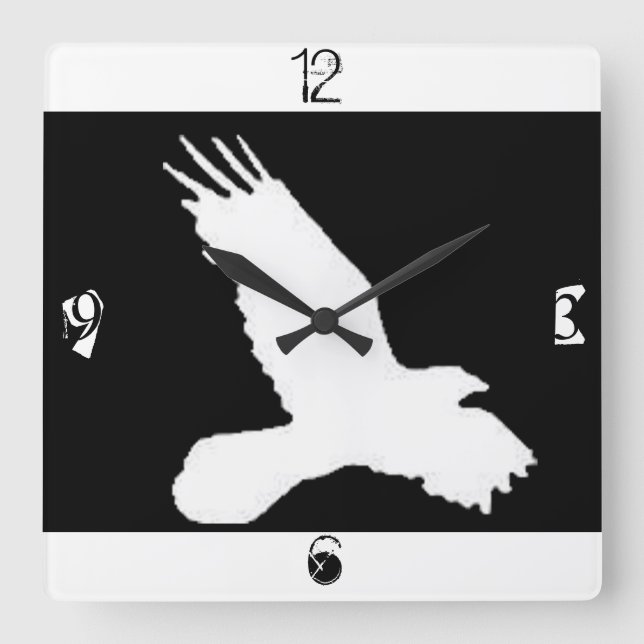 Periodik tar tid på fyrkantig klocka (Framsida)