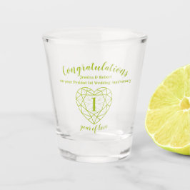 Periodiseringsdag 1 år för grönt av kärlek