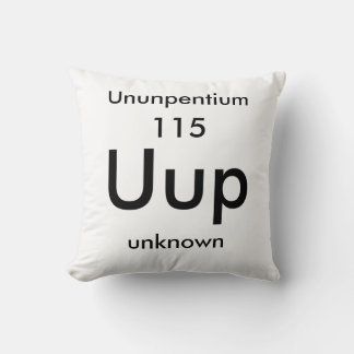 Periodisk Bord 115 Ununpentium Pillow Kudde