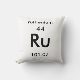 Periodisk Bord 44 Ruthenium Pillow Kudde