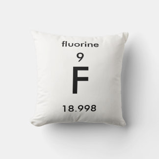 Periodisk Bord 9 Fluorinfyllning Kudde
