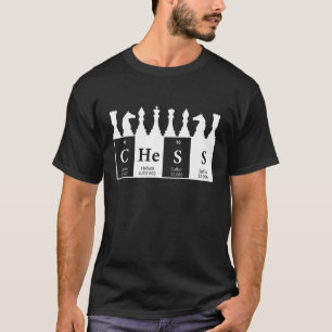 Periodisk Bord Chess Delarare Kung drottningbiskop T Shirt