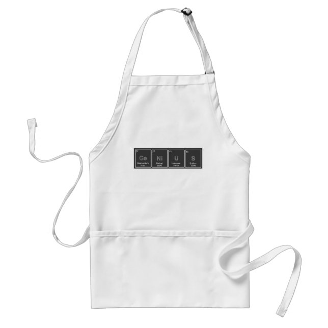 Periodisk Bord GeNiUS-apron Förkläde (Framsidan)