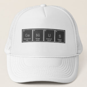 Periodisk Bord GeNiUS hat Truckerkeps