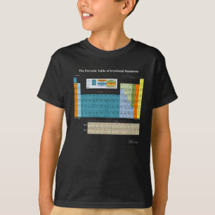 Periodisk Bord i Mörk av nonsens T-Shirt
