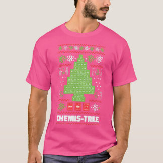 Periodisk bord-julfir Chemis Träd T Shirt